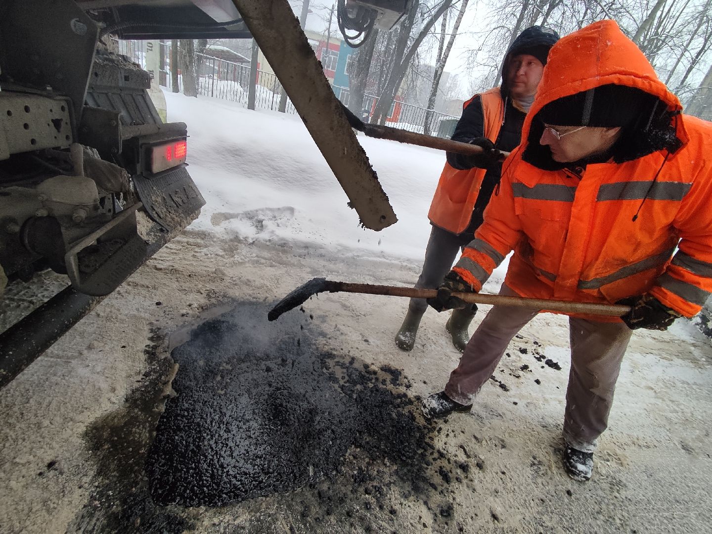 лыткарино, жкх, ямочный ремонт, ремонт дорог,