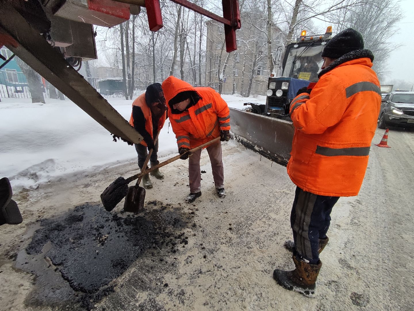 лыткарино, жкх, ямочный ремонт, ремонт дорог,