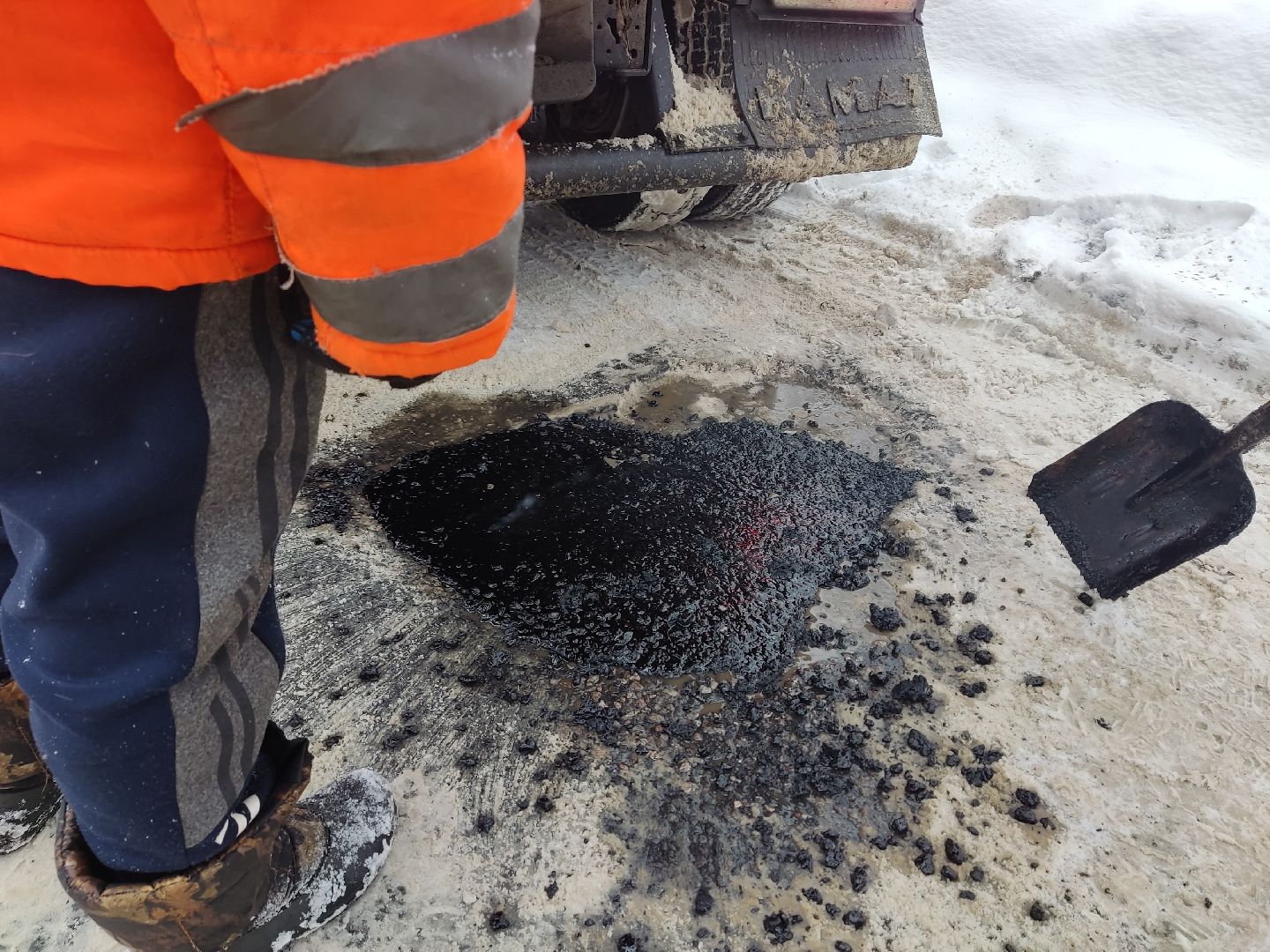 лыткарино, жкх, ямочный ремонт, ремонт дорог,