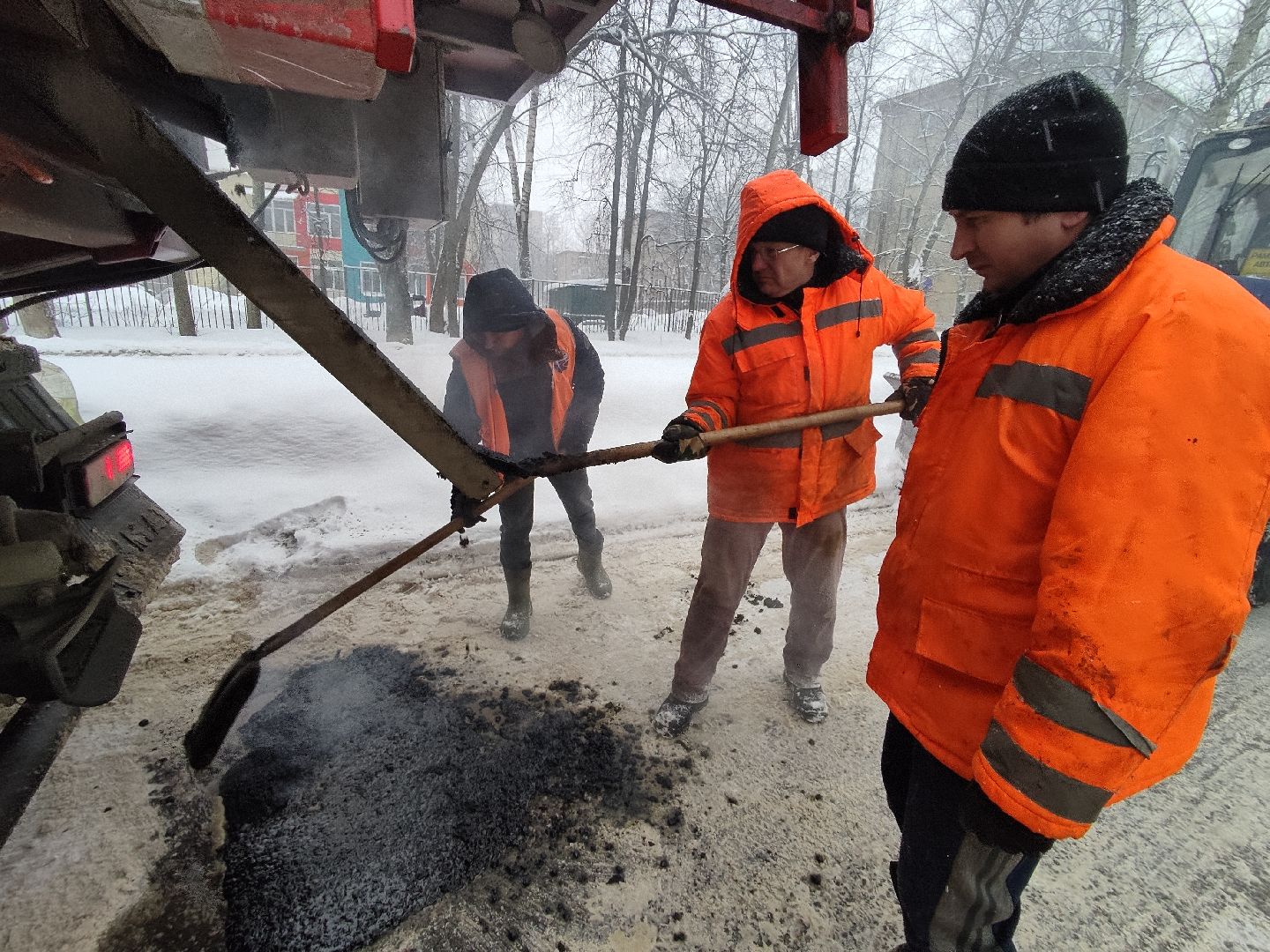 лыткарино, жкх, ямочный ремонт, ремонт дорог,