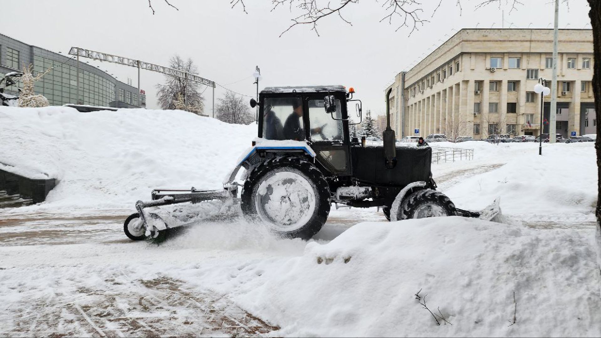 люберцы, Люберецкие коммунальщики, Снегопад ольга, уборка снега,