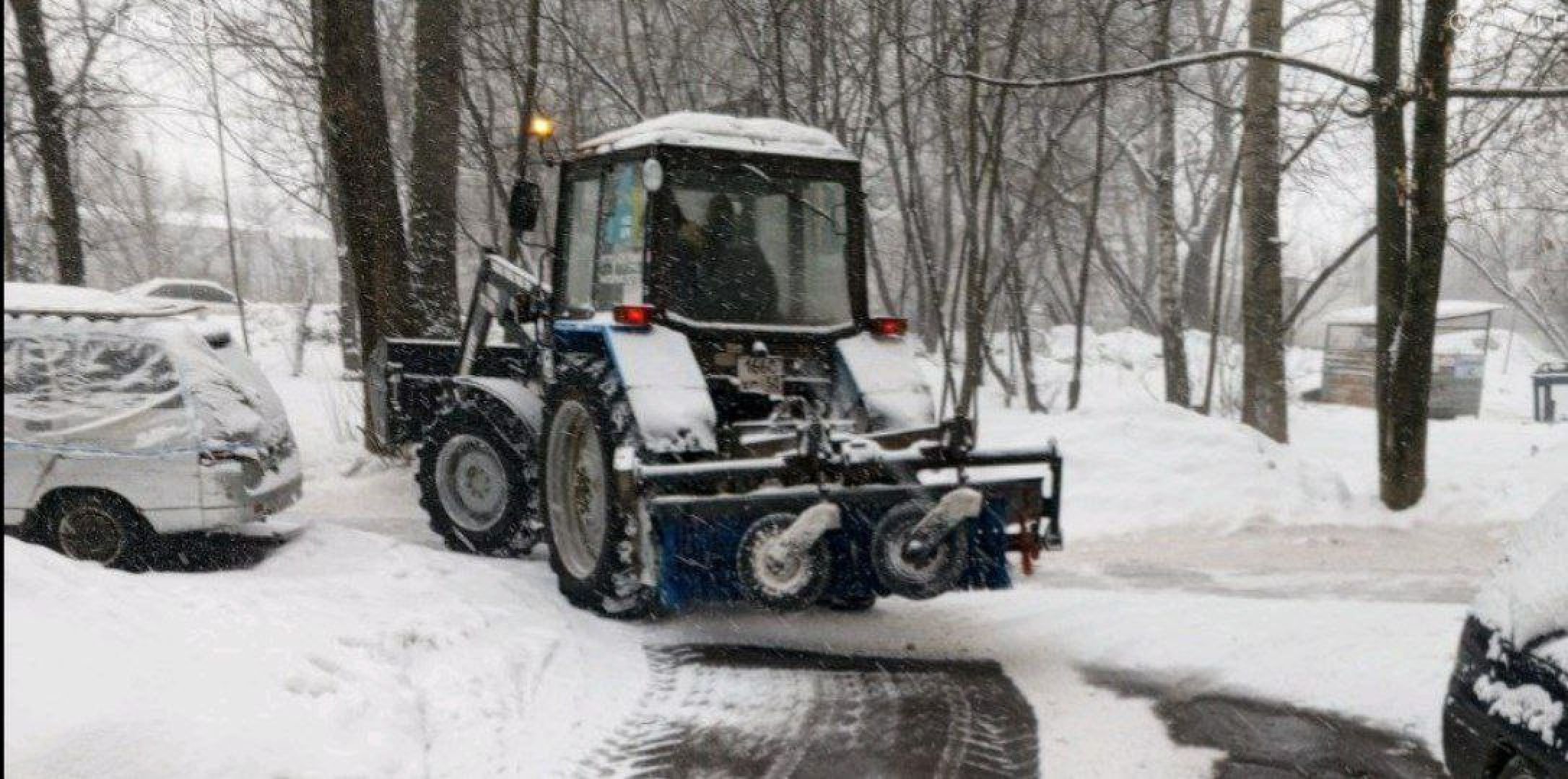 Реутов, ЖКХ, снегопад, уборка дворов, расчистка дорог,