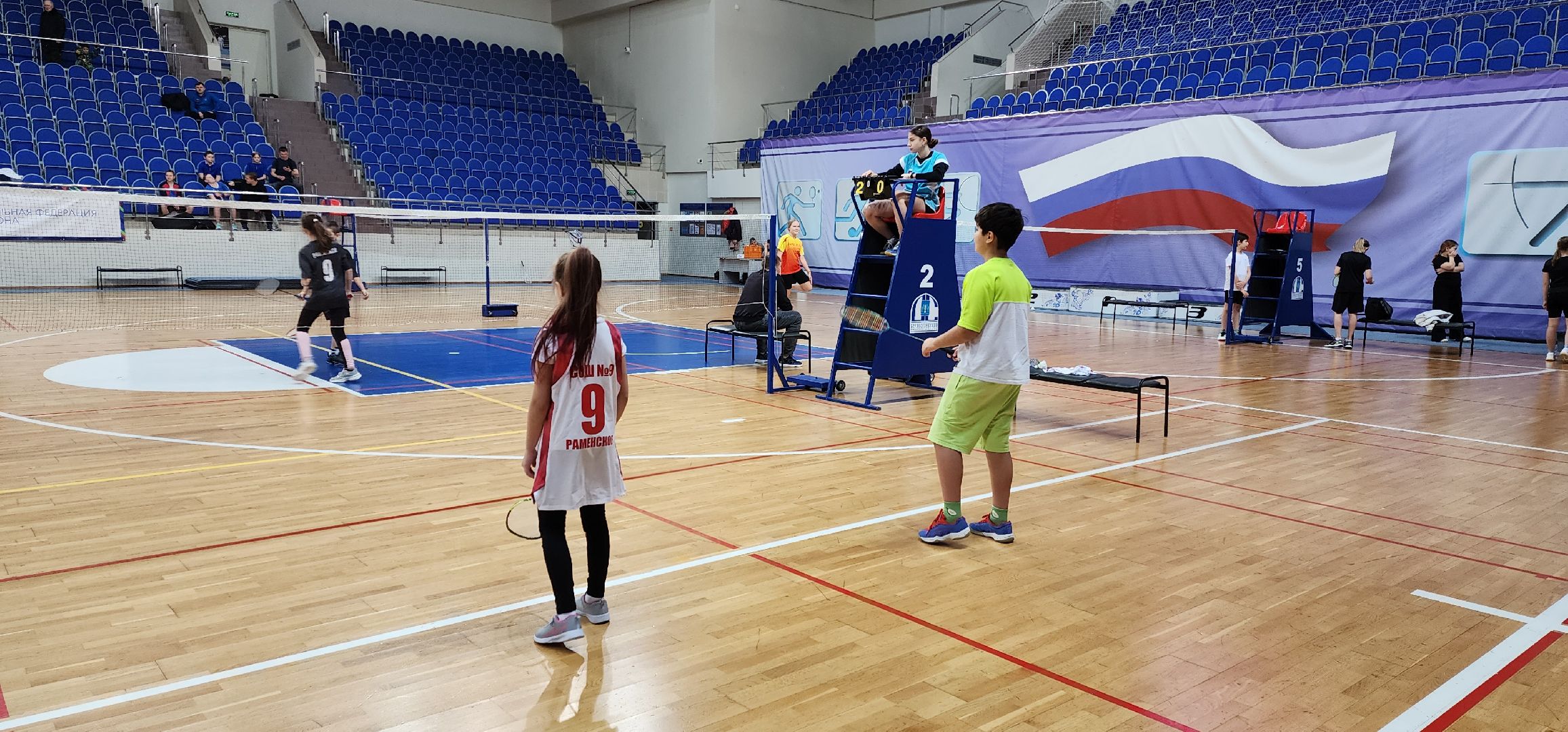 раменское, спорт, зимний турнир по бадминтону среди школьников,