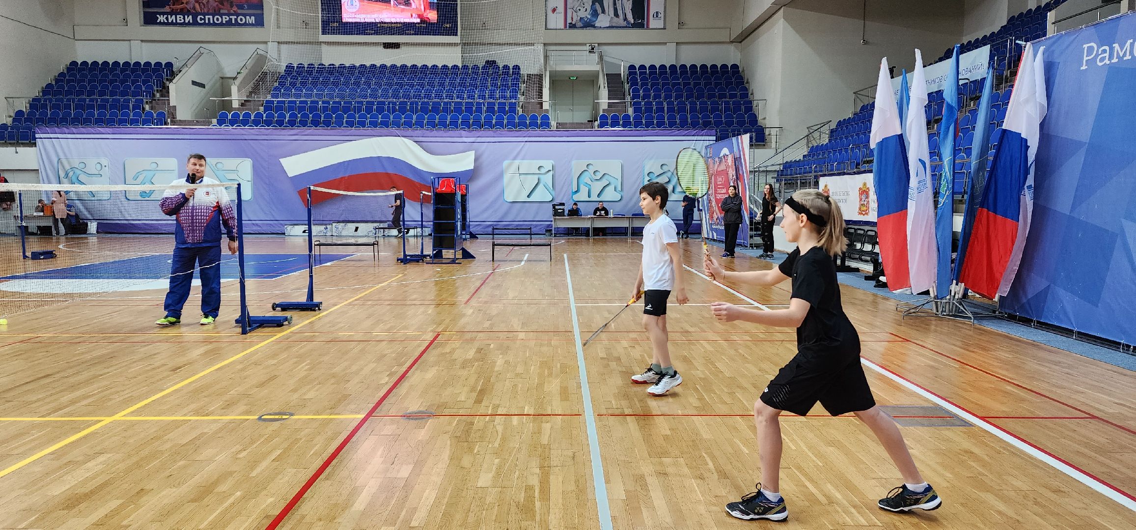раменское, спорт, зимний турнир по бадминтону среди школьников,