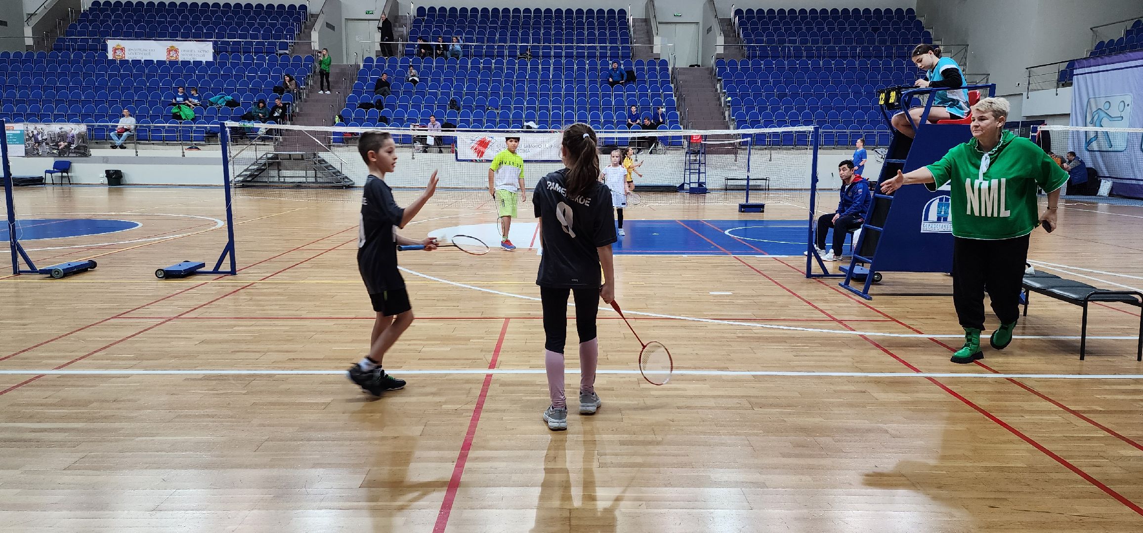 раменское, спорт, зимний турнир по бадминтону среди школьников,