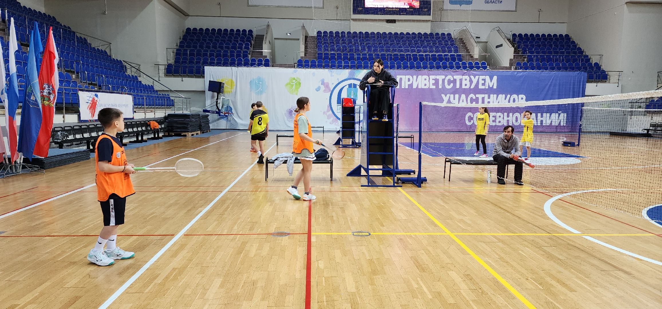 раменское, спорт, зимний турнир по бадминтону среди школьников,