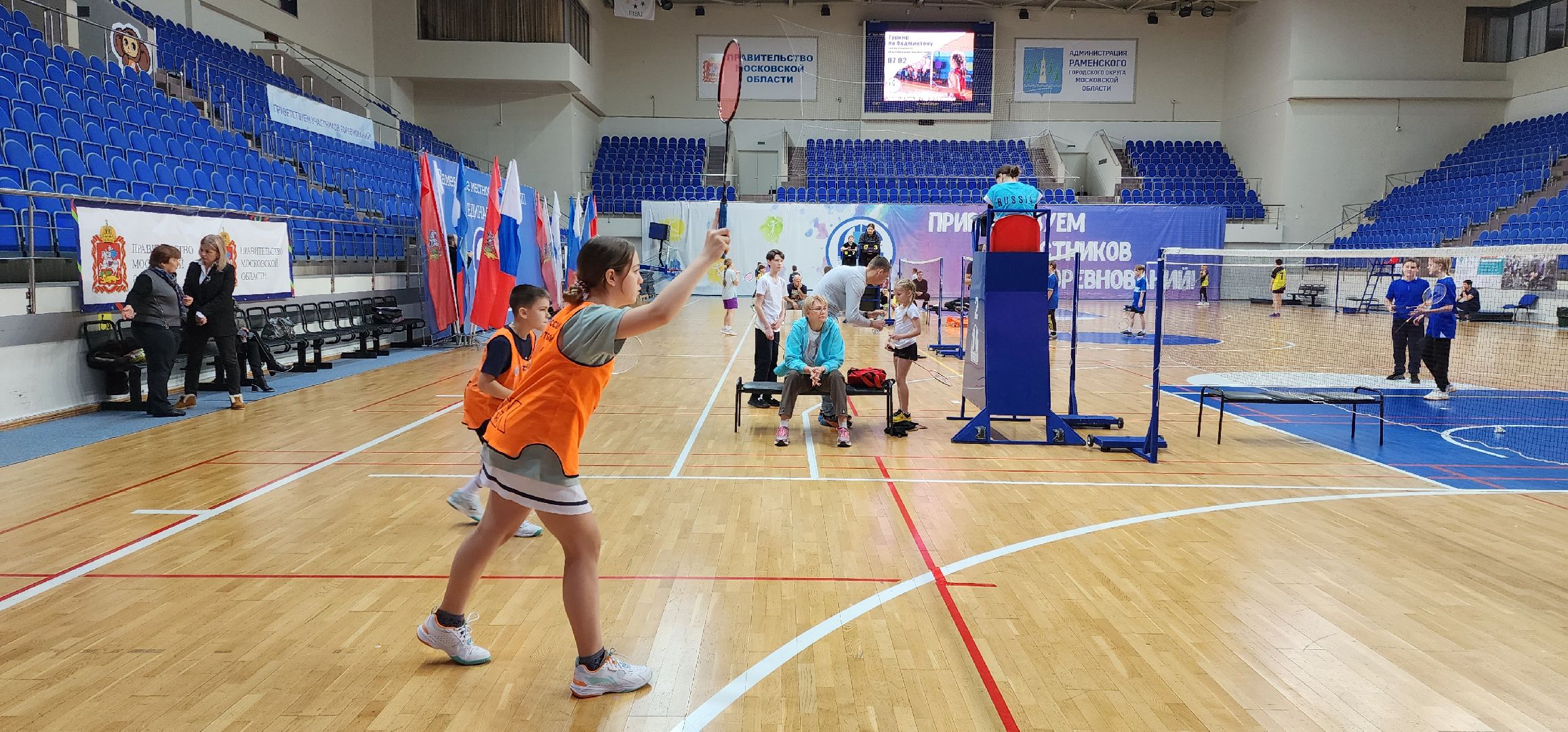 раменское, спорт, зимний турнир по бадминтону среди школьников,