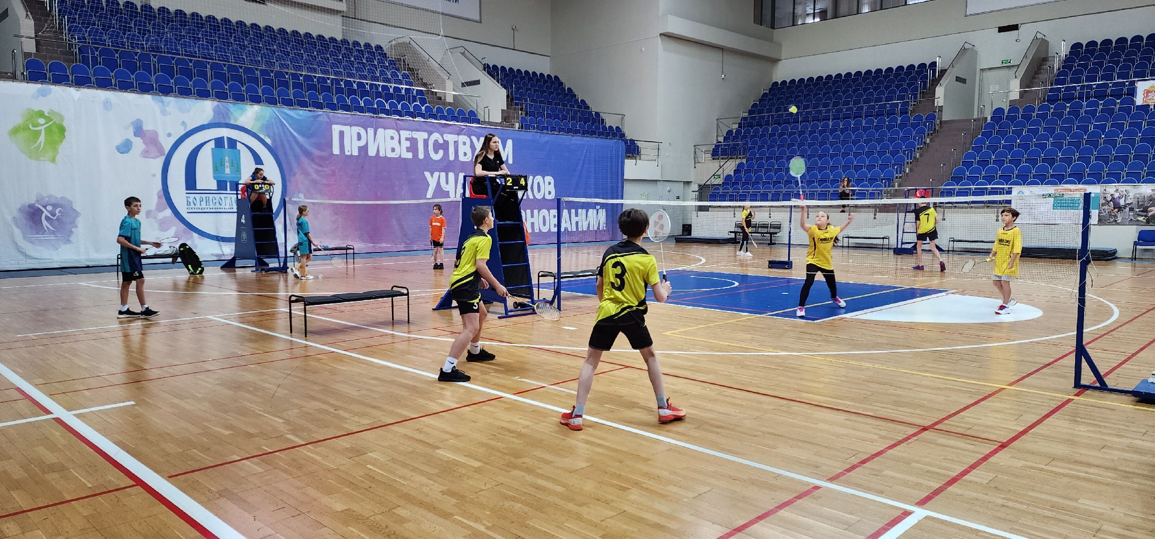 раменское, спорт, зимний турнир по бадминтону среди школьников,
