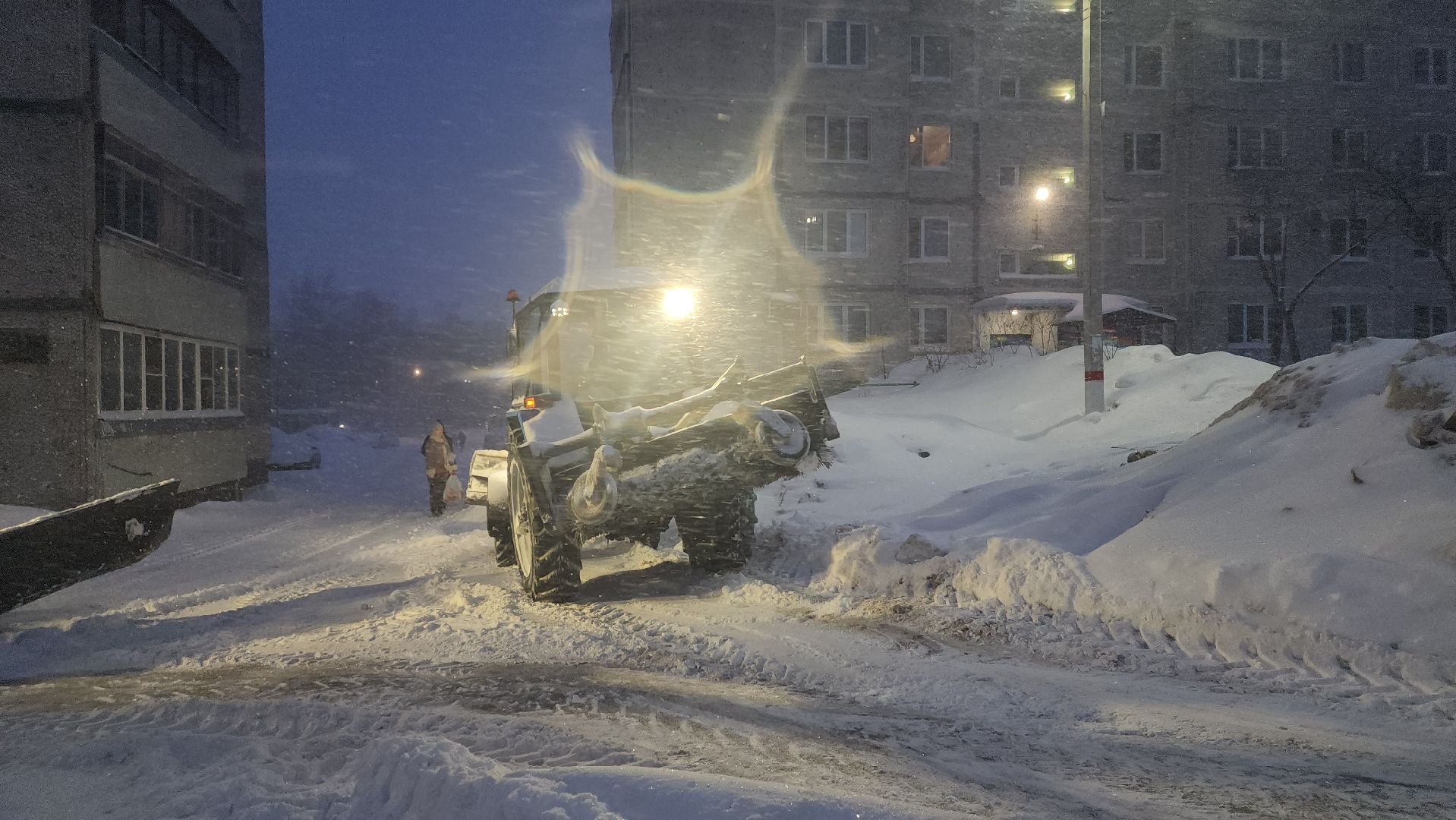 павловский посад, уборка снега, коммунальные службы,