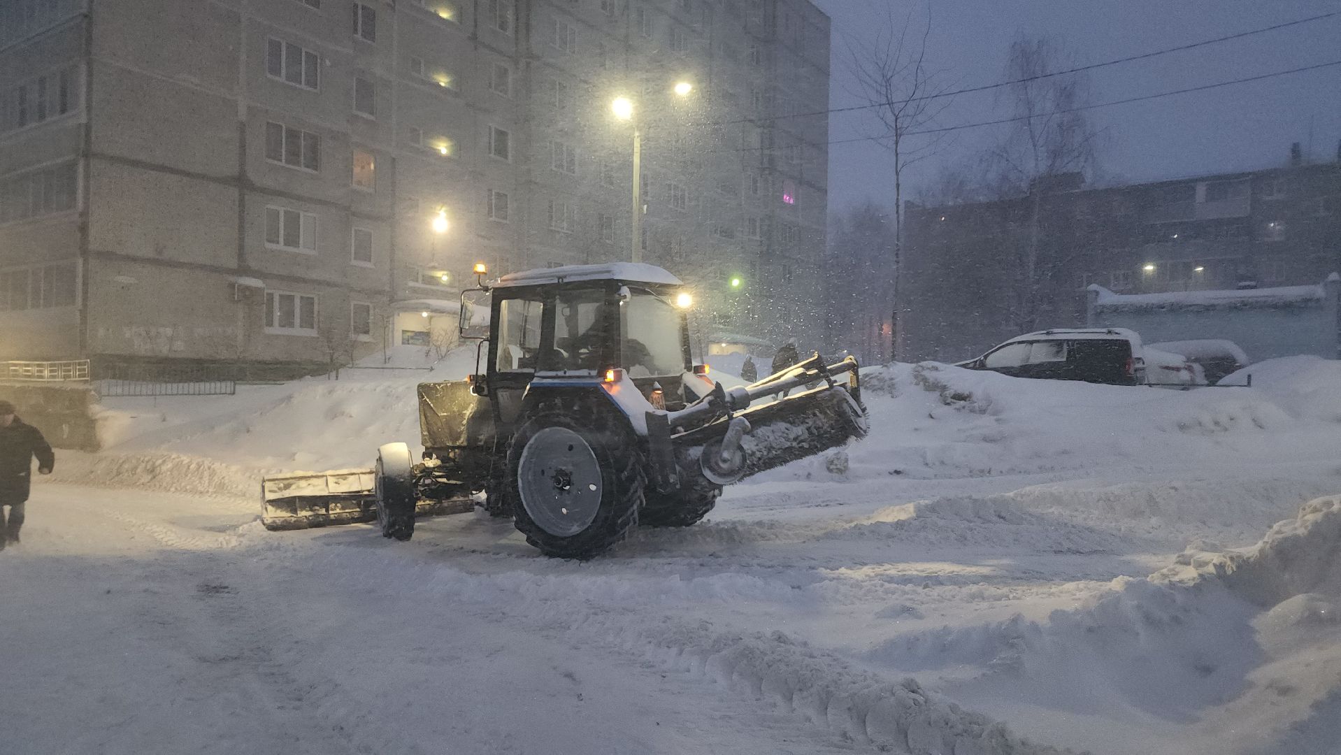 павловский посад, уборка снега, коммунальные службы,