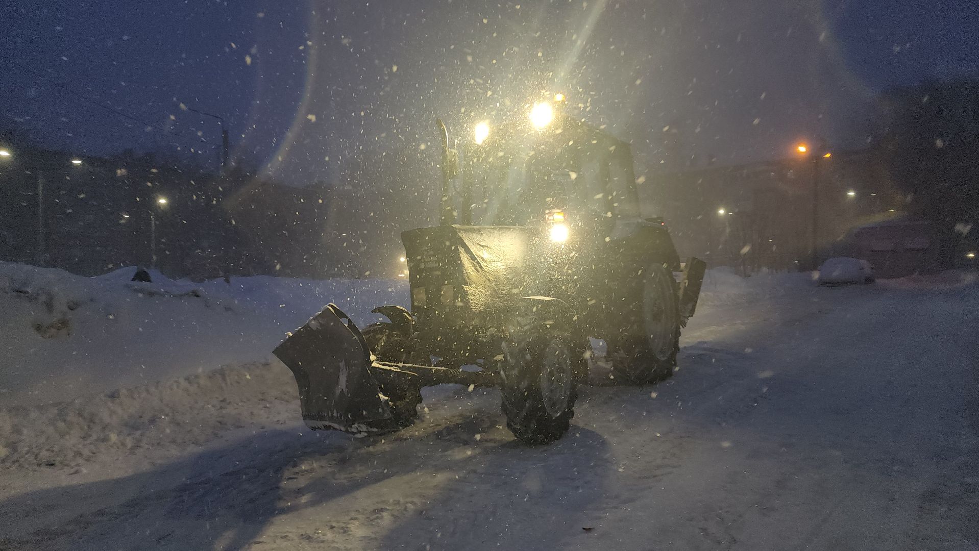 павловский посад, уборка снега, коммунальные службы,