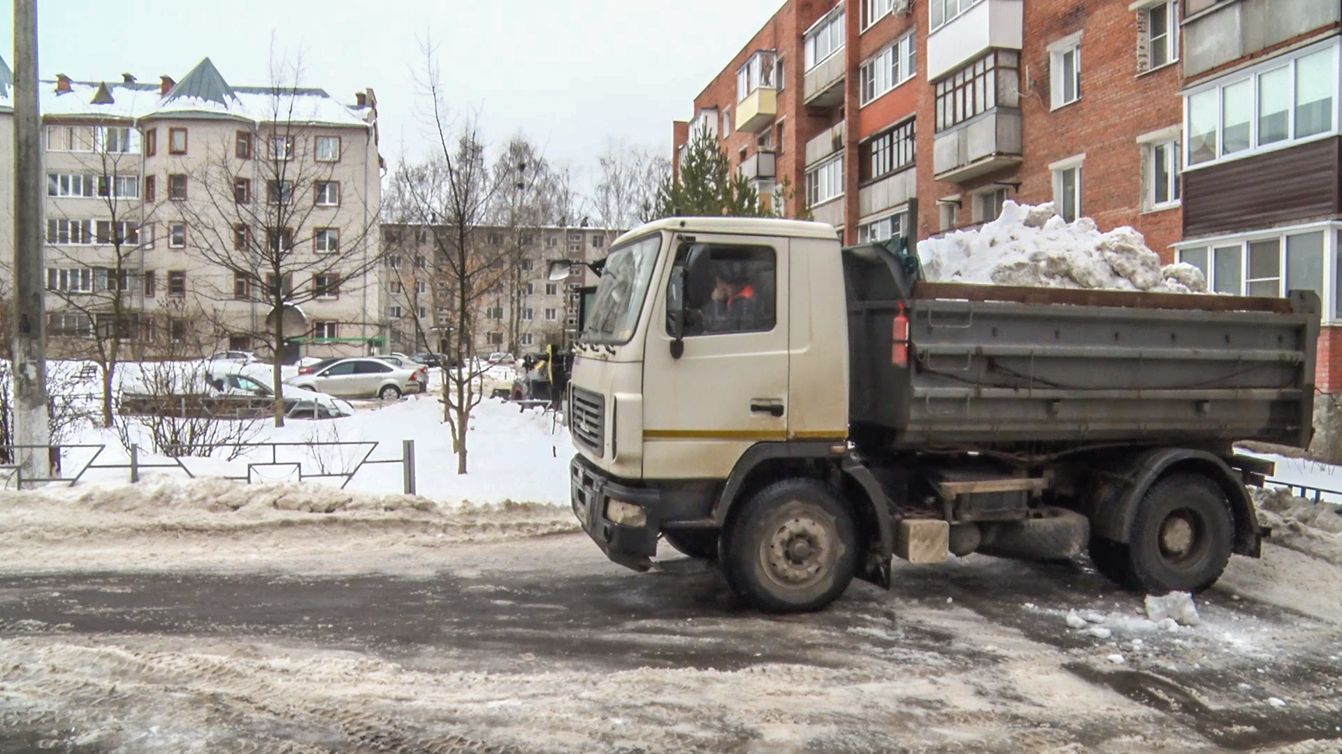 Клин, общество, снег, уборка снега, ЖКХ,
