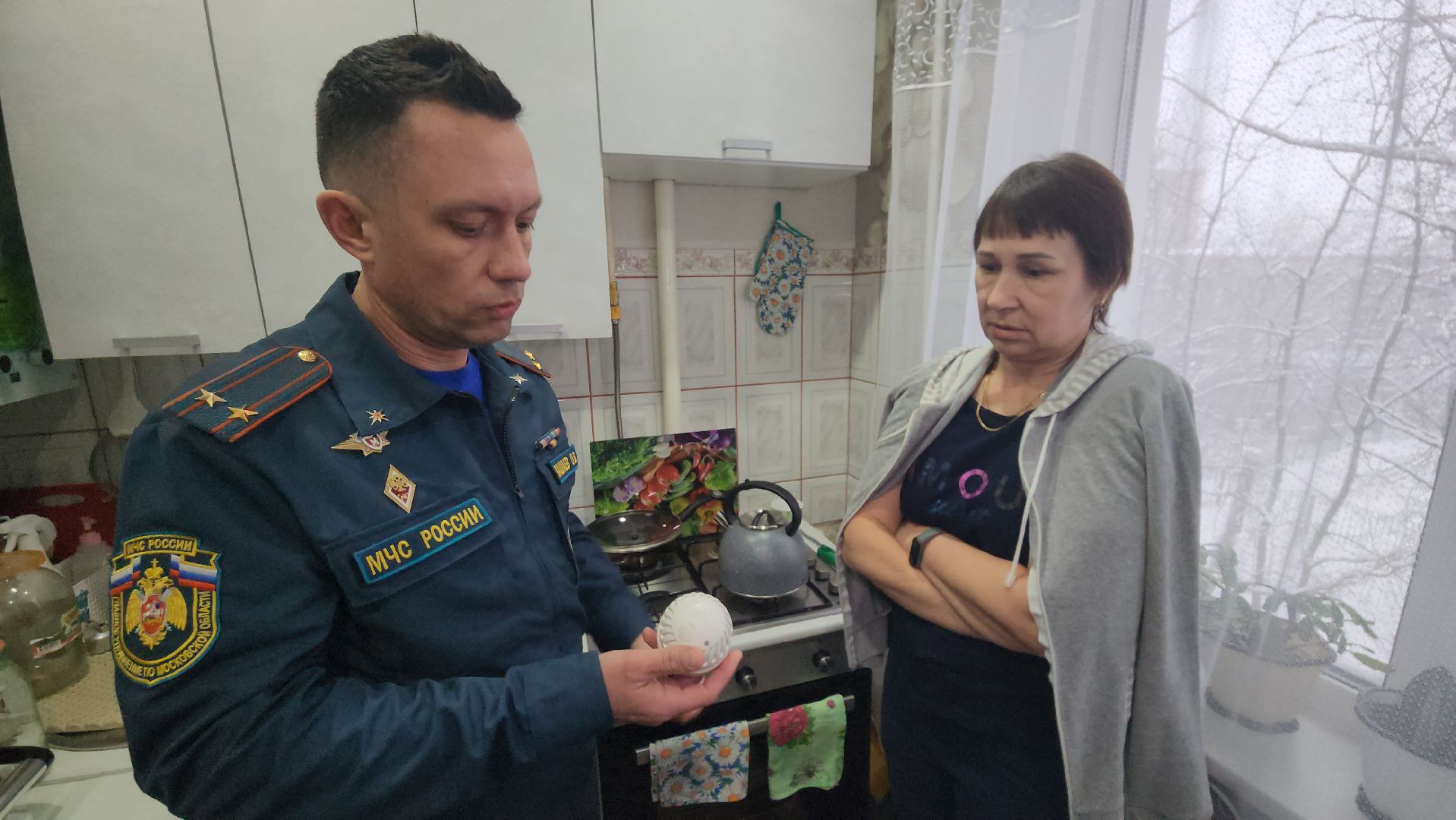 Егорьевск, пожарный надзор,дом, квартира, кухня, задымление,