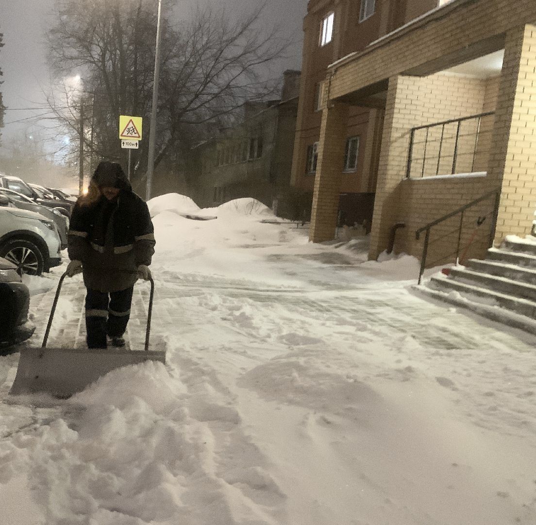 Балашиха, Подмосковье, ЖКХ, Снегопад, циклон ольга,