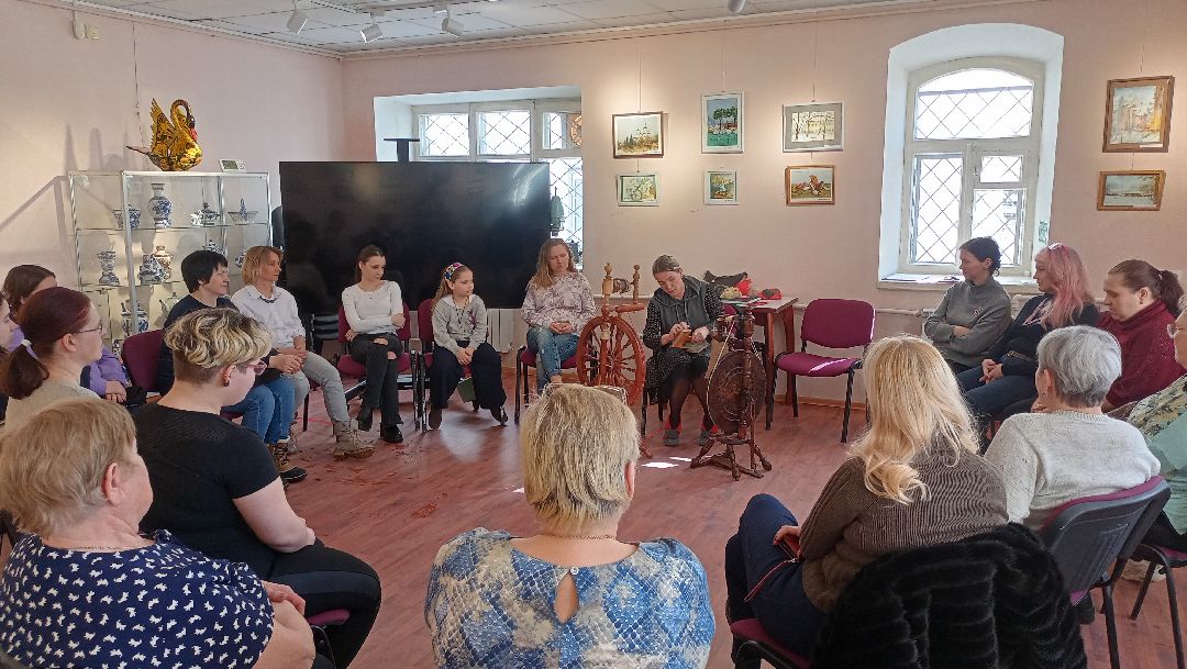 Прялка, Мастеркласс, музей, костюм, Пряжа, Прядение, Самопрялка