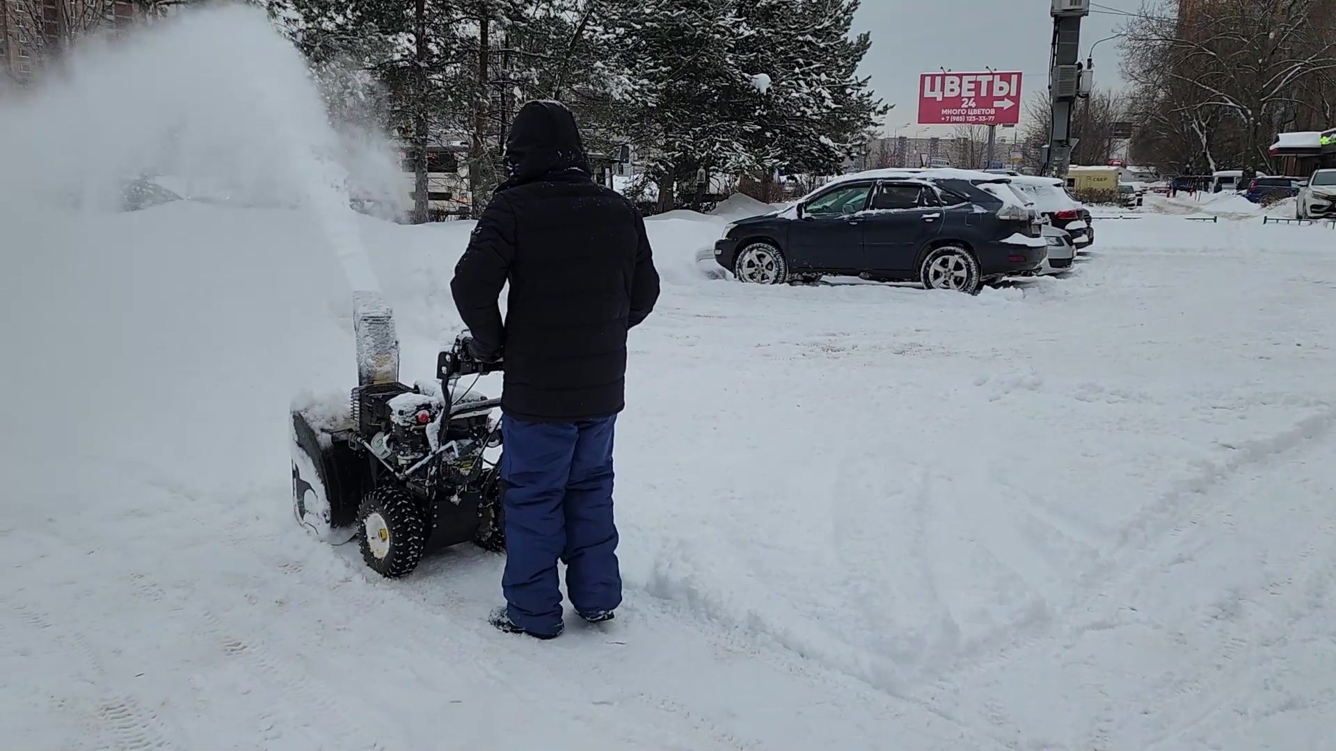 Реутов, ЖКХ, снегопад, Ольга, уборка, трактор, бобкэт, дворники,