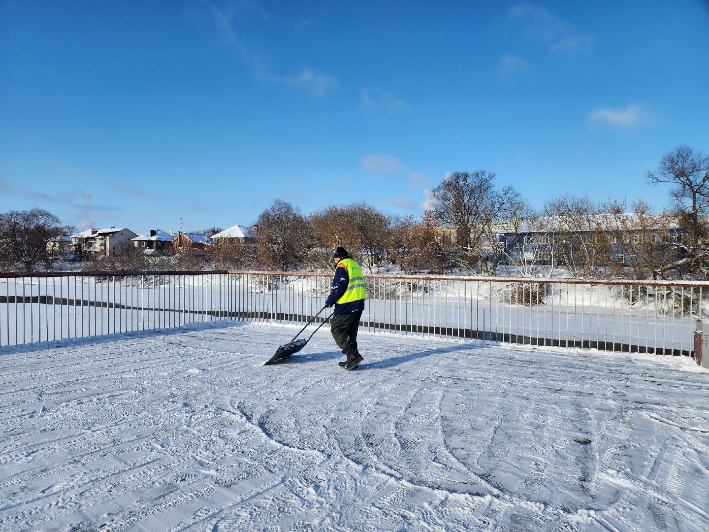 уборка снега, орехово-зуево,