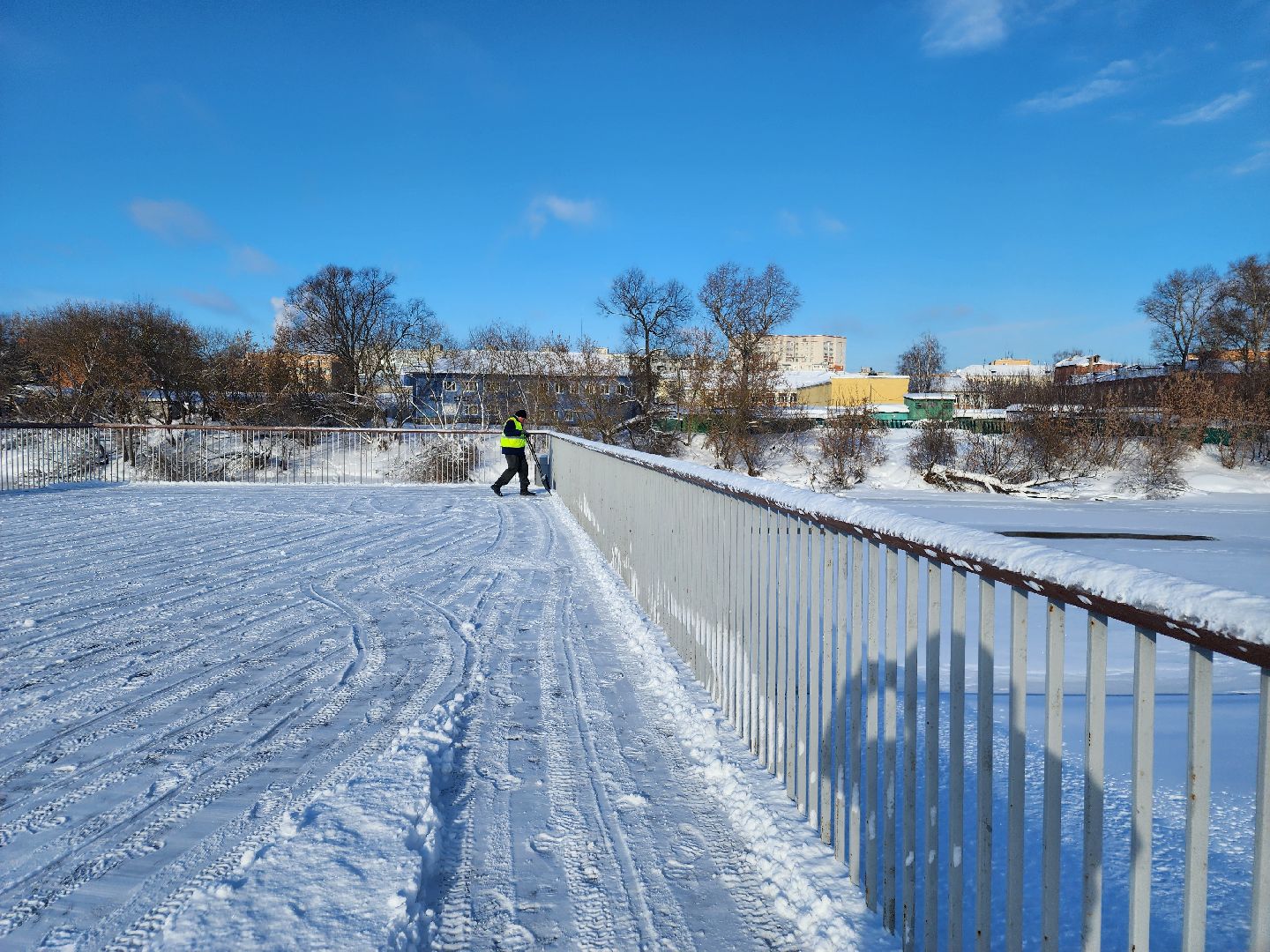 уборка снега, орехово-зуево,