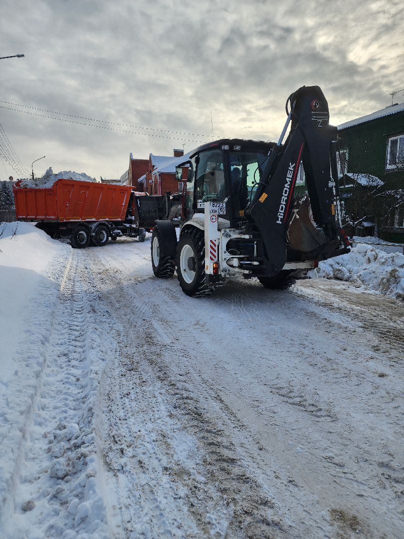 уборка снега, орехово-зуево,