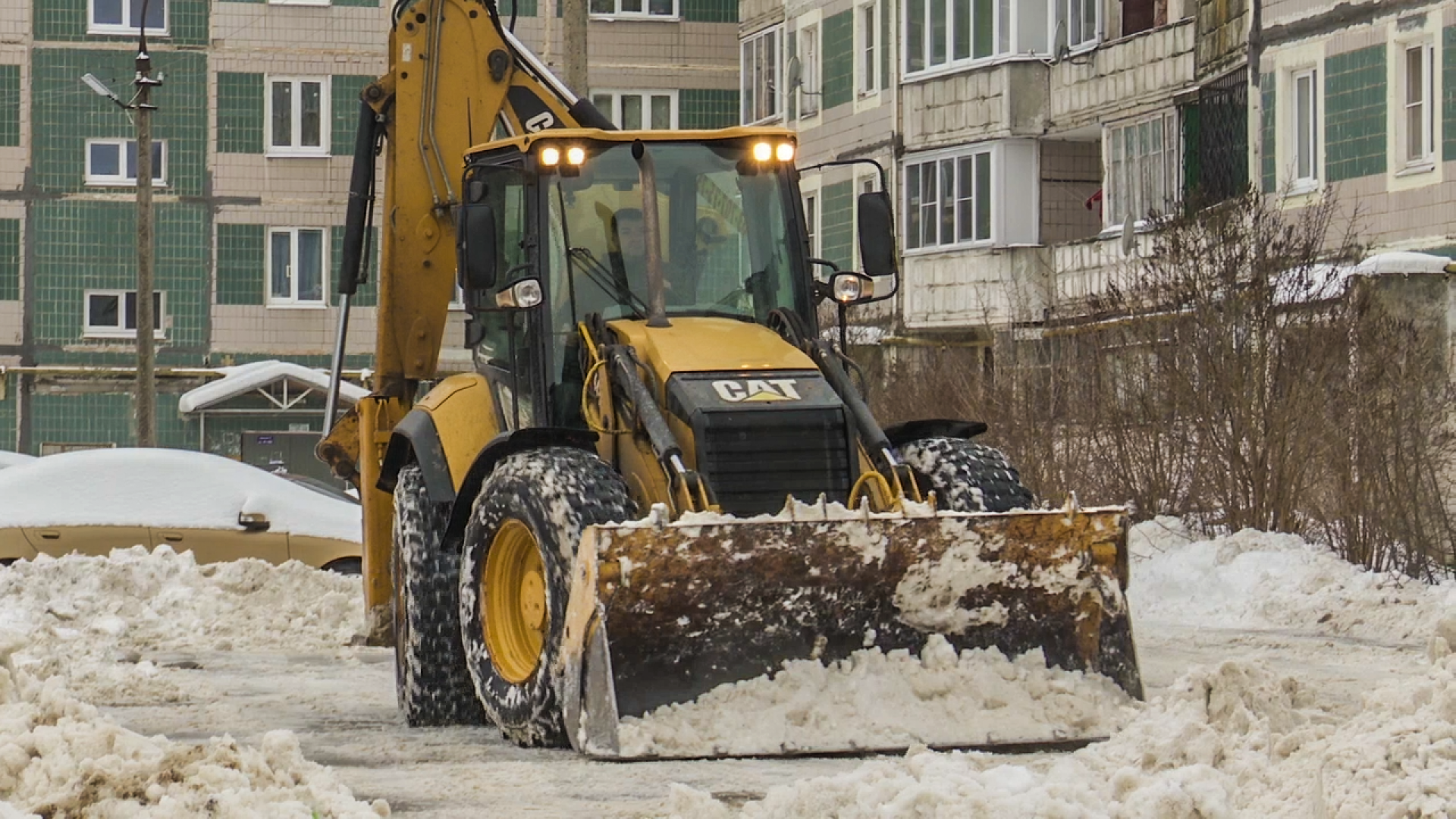 Клин, общество, люди, ЖКХ, снег, очистка снега,