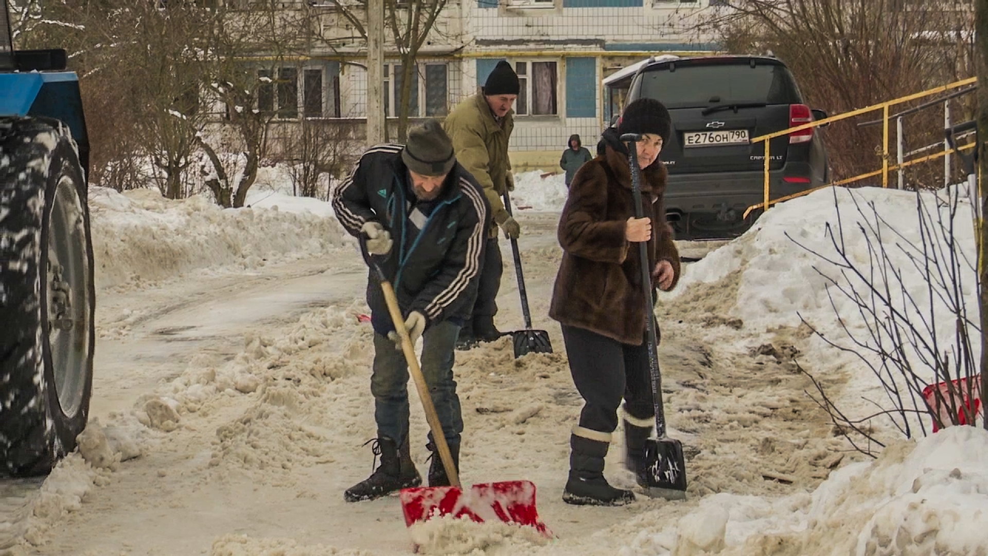 Клин, общество, люди, ЖКХ, снег, очистка снега,