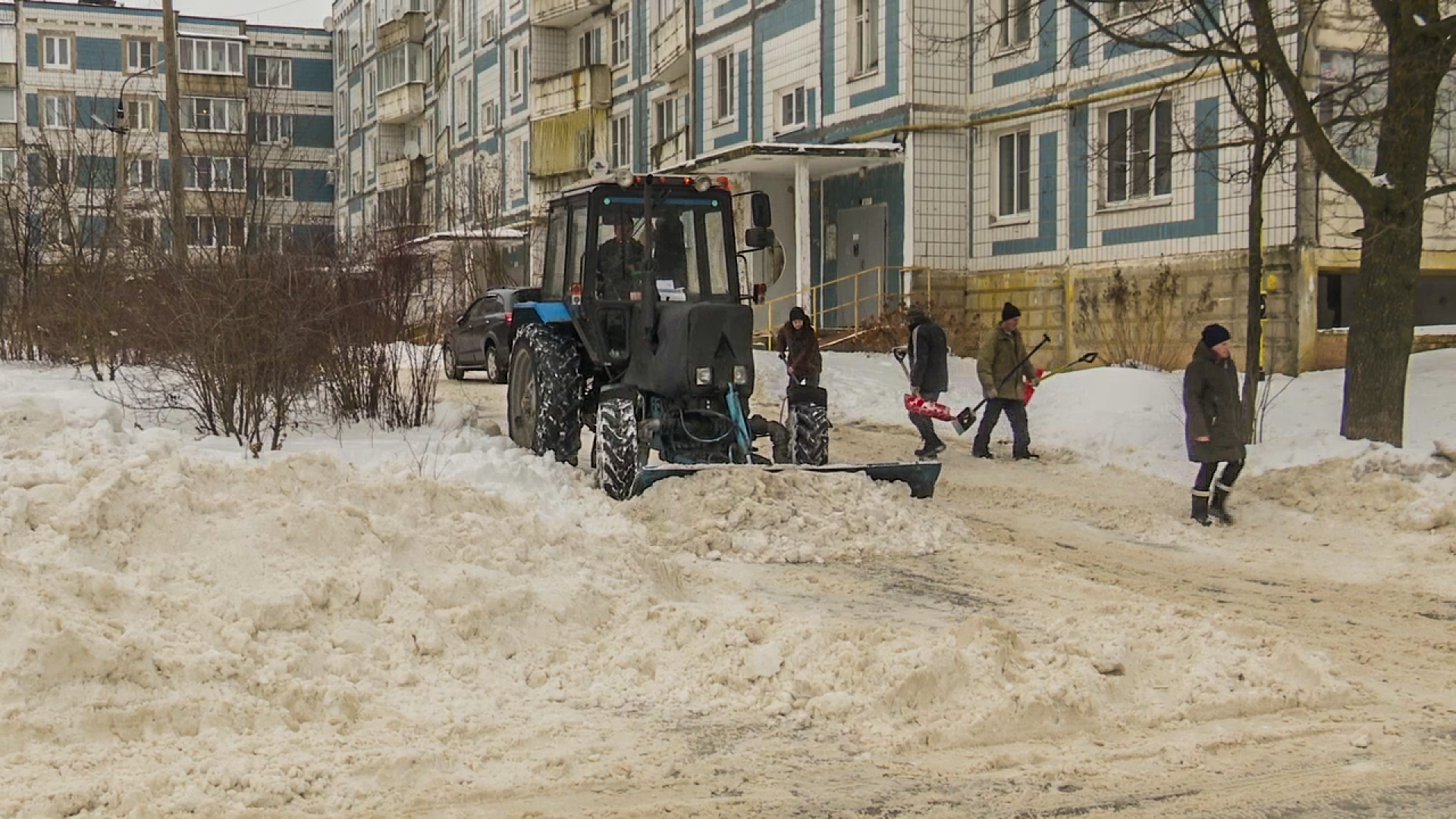 Клин, общество, люди, ЖКХ, снег, очистка снега,