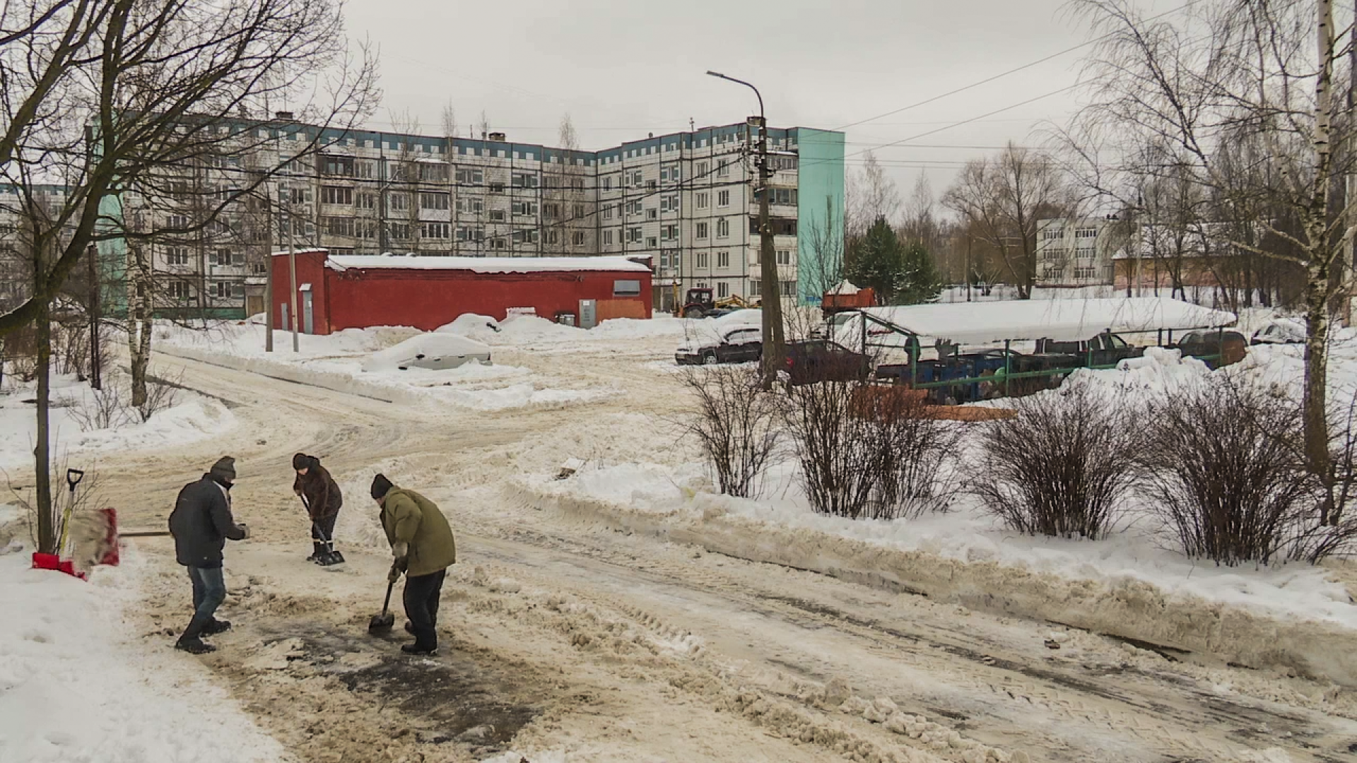 Клин, общество, люди, ЖКХ, снег, очистка снега,