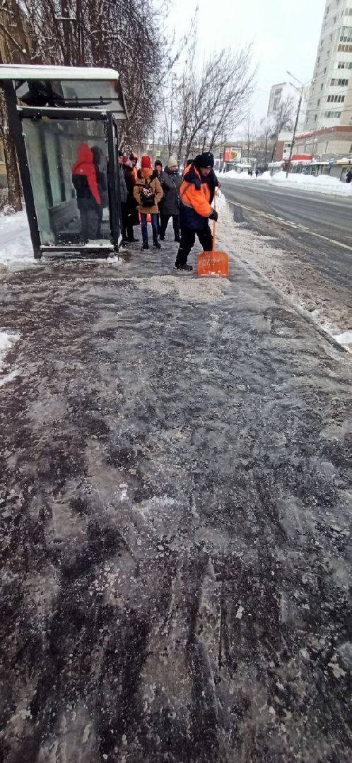 пушкино, снегоуборочная техника, уборка дворов, циклон ольга, снегопад,