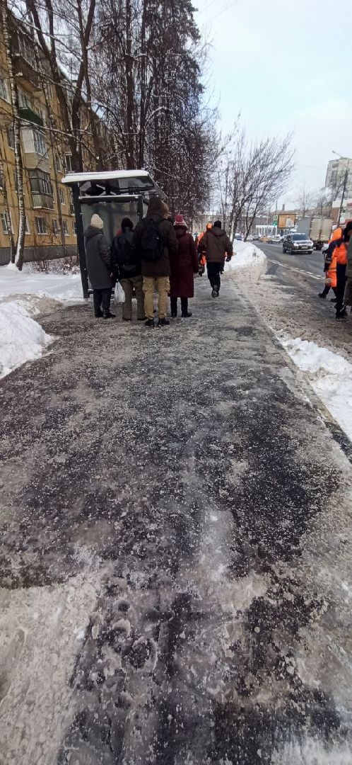 пушкино, снегоуборочная техника, уборка дворов, циклон ольга, снегопад,