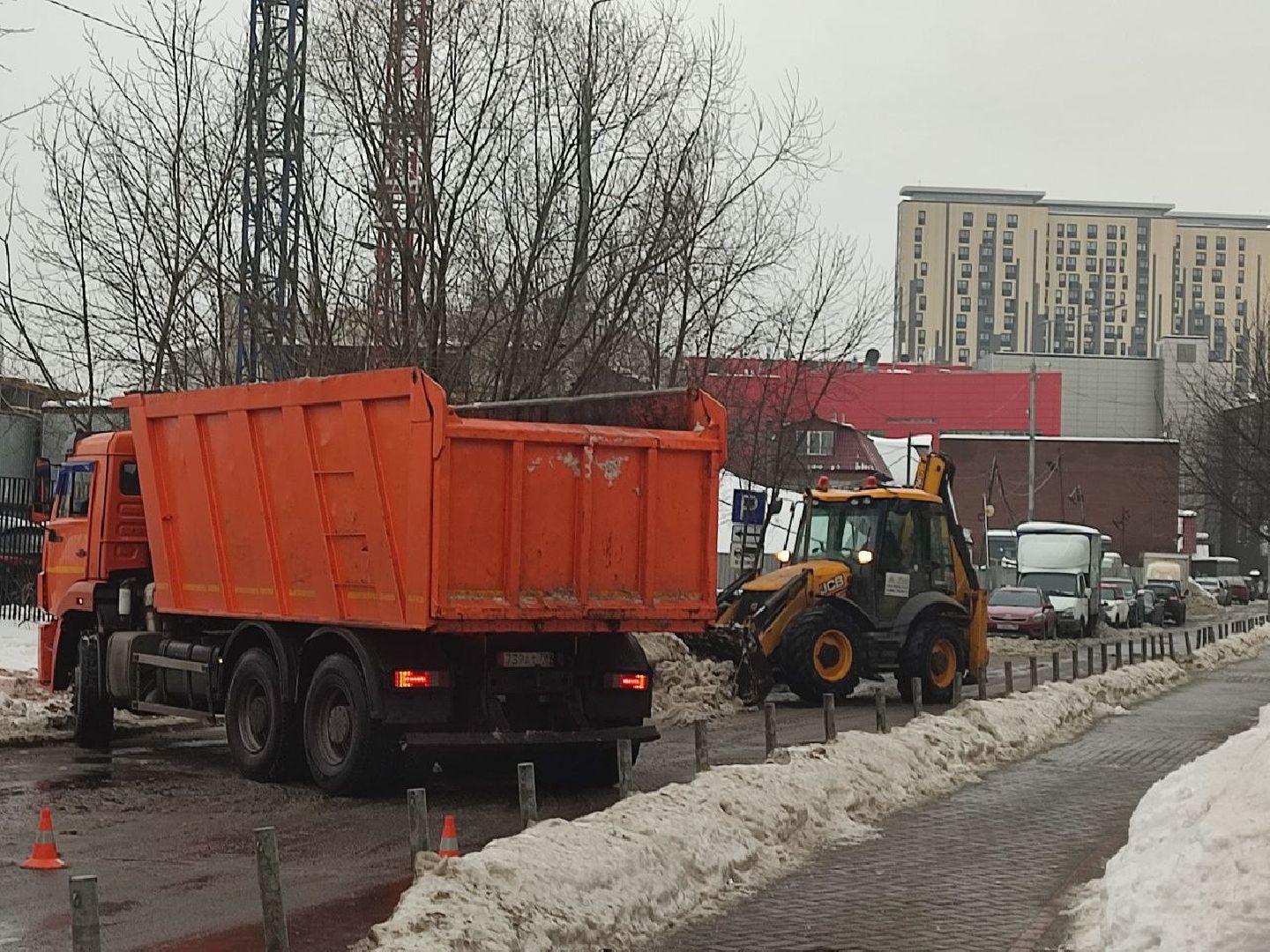 мытищи, ольга, Снегопад Ольга, ЖКХ, борьба со снегопадом, уборка улиц, коммунальные службы,