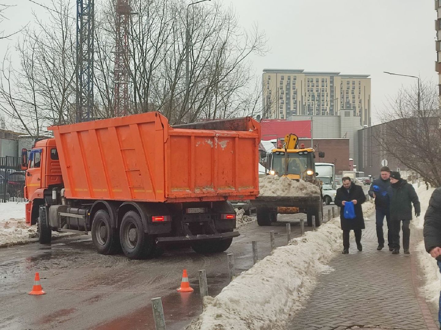 мытищи, ольга, Снегопад Ольга, ЖКХ, борьба со снегопадом, уборка улиц, коммунальные службы,