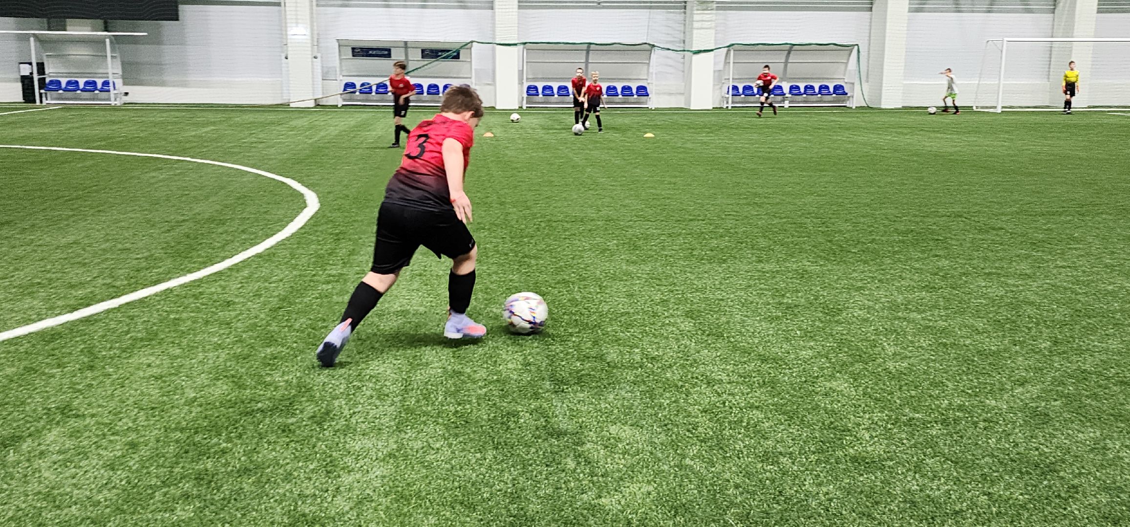 новый футбольный манеж, спорт, Минспорт, Домодедово, первая тренировка,