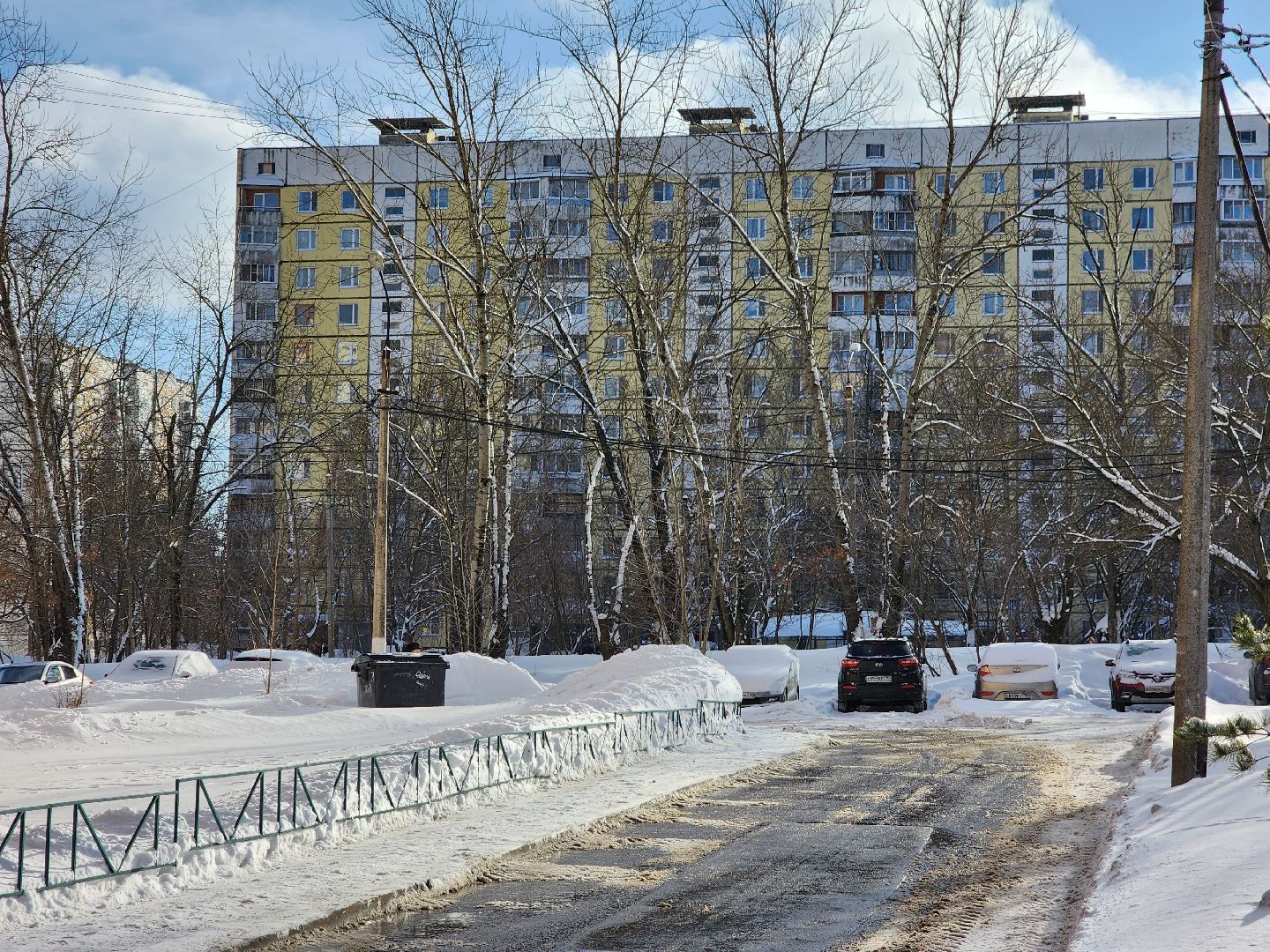 снегопад ольга, фрязино, коммунальная техника,