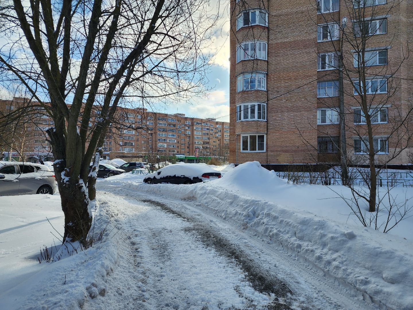 снегопад ольга, фрязино, коммунальная техника,