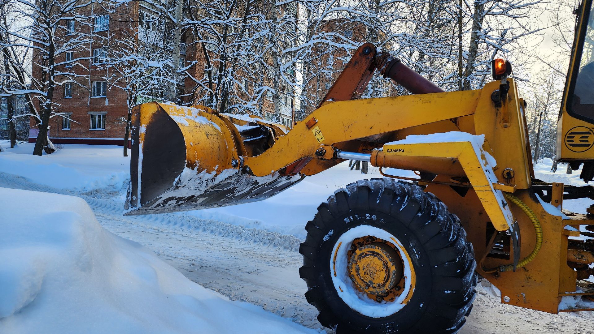 Егорьевск, снегопад, Подмосковье, Московская область,