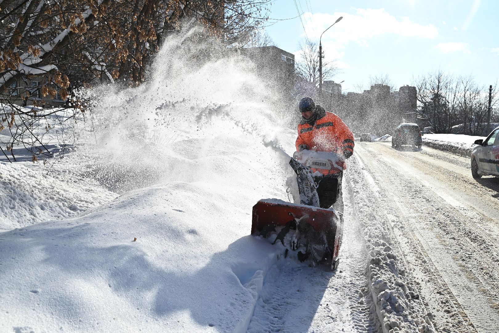 лыткарино, жкх, уборка снега, циклон ольга,