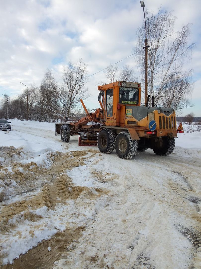 воскресенск, уборка снега, циклон ольга, коммунальные службы,