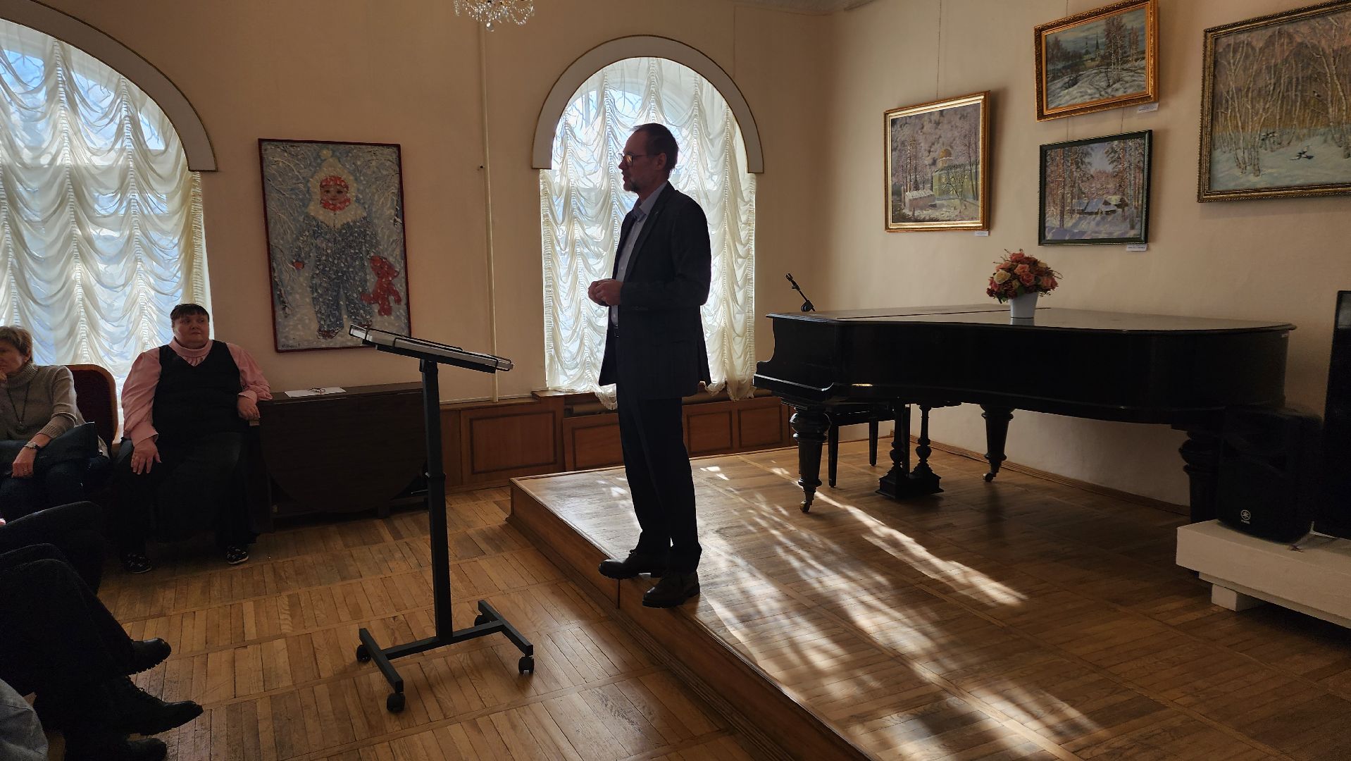 кашира, краеведческий музей, день науки, выставка, большое кропотово, биостанция, школьники, болотов, раткин, воронков,