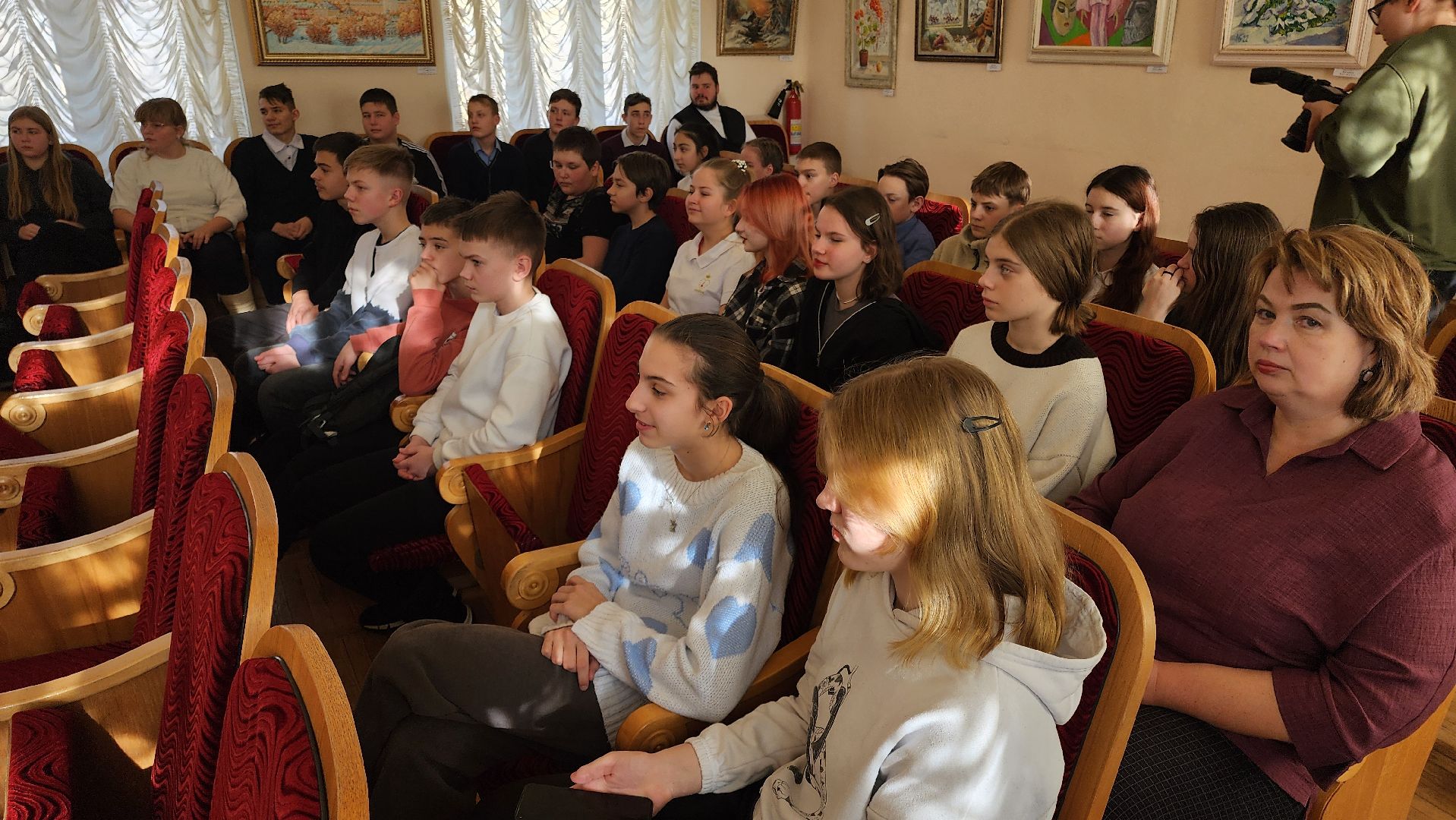 кашира, краеведческий музей, день науки, выставка, большое кропотово, биостанция, школьники, болотов, раткин, воронков,