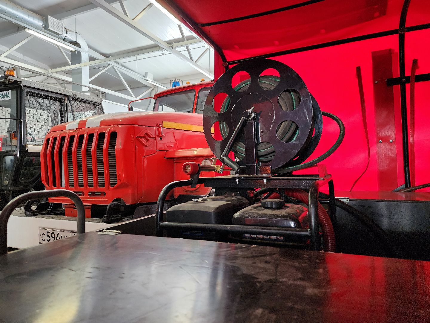 Центрлесхоз, лесопожарная станция, лесопожарная техника, село Ямкино, Богородский городской округ,