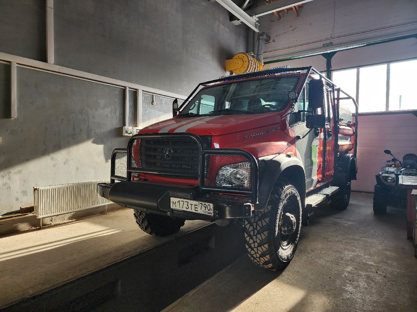 Центрлесхоз, лесопожарная станция, лесопожарная техника, село Ямкино, Богородский городской округ,