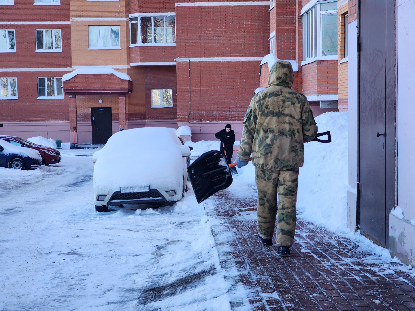 Павловский Посад, городского округ павловский посад, Жкх, Уборка, снегопад, Дворы,