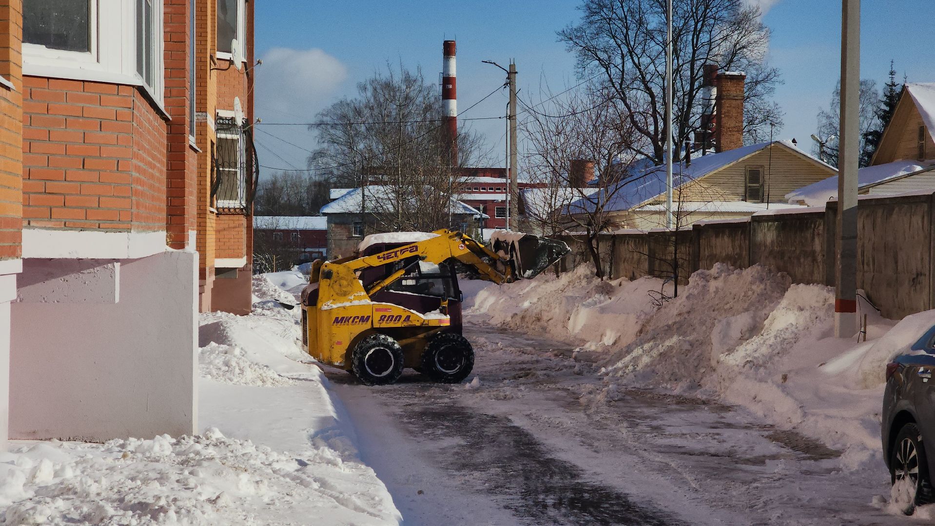 Павловский Посад, городского округ павловский посад, Жкх, Уборка, снегопад, Дворы,