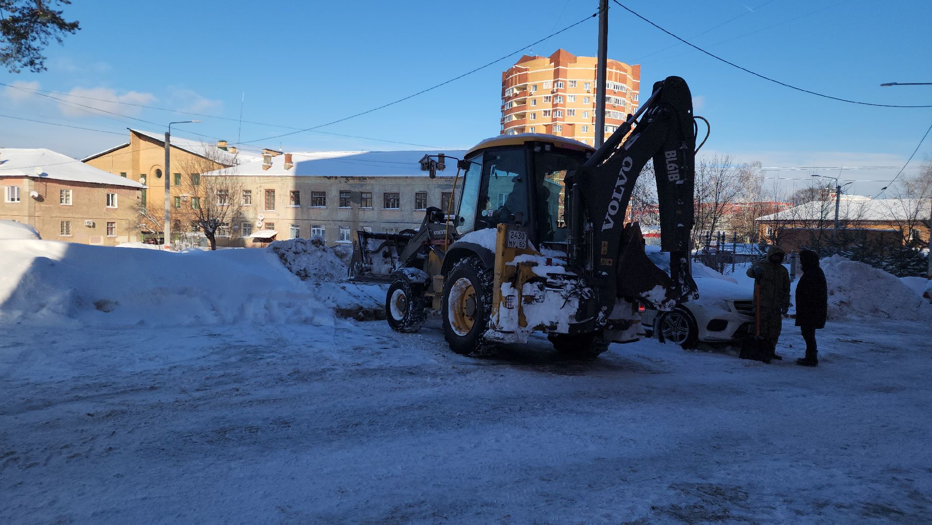 Павловский Посад, городского округ павловский посад, Жкх, Уборка, снегопад, Дворы,