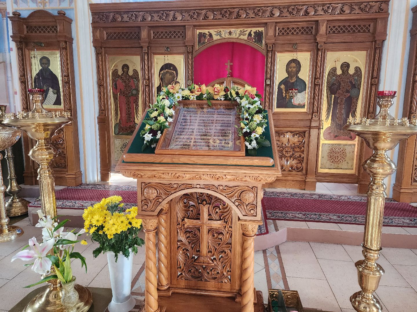 Звенигород, религия, Роспись храма,