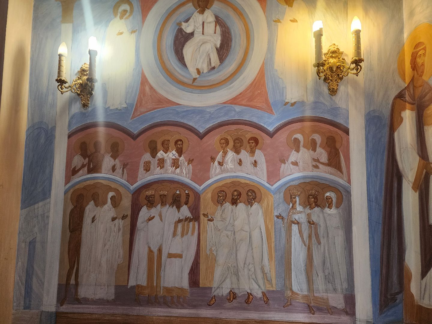 Звенигород, религия, Роспись храма,