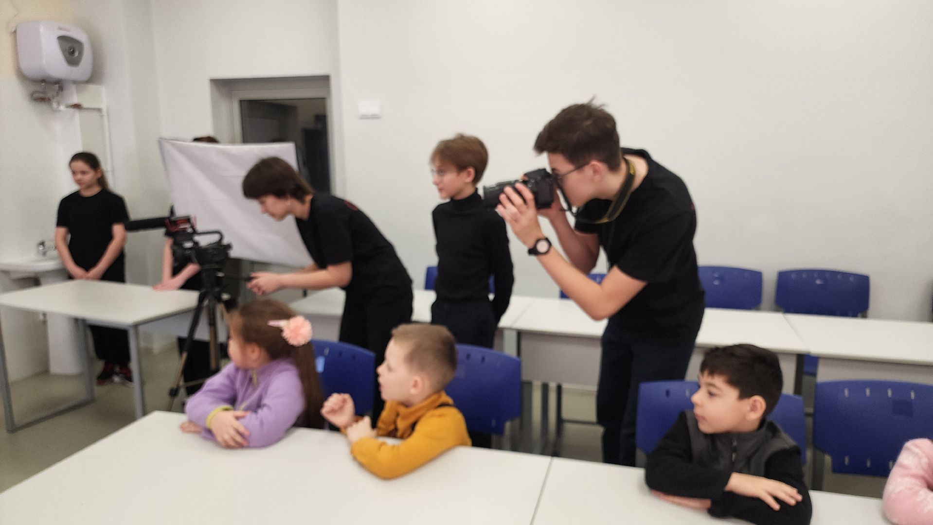 кашира, школа 9, медиацентр, ммц росток, детский сад, журналисты, мастер-класс,