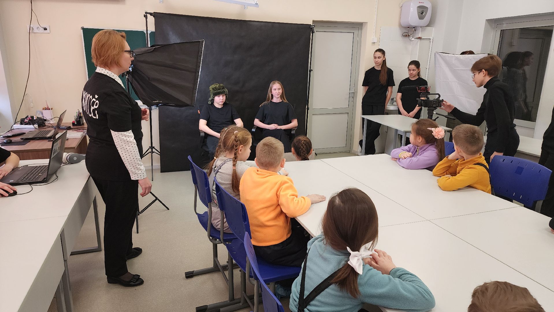 кашира, школа 9, медиацентр, ммц росток, детский сад, журналисты, мастер-класс,