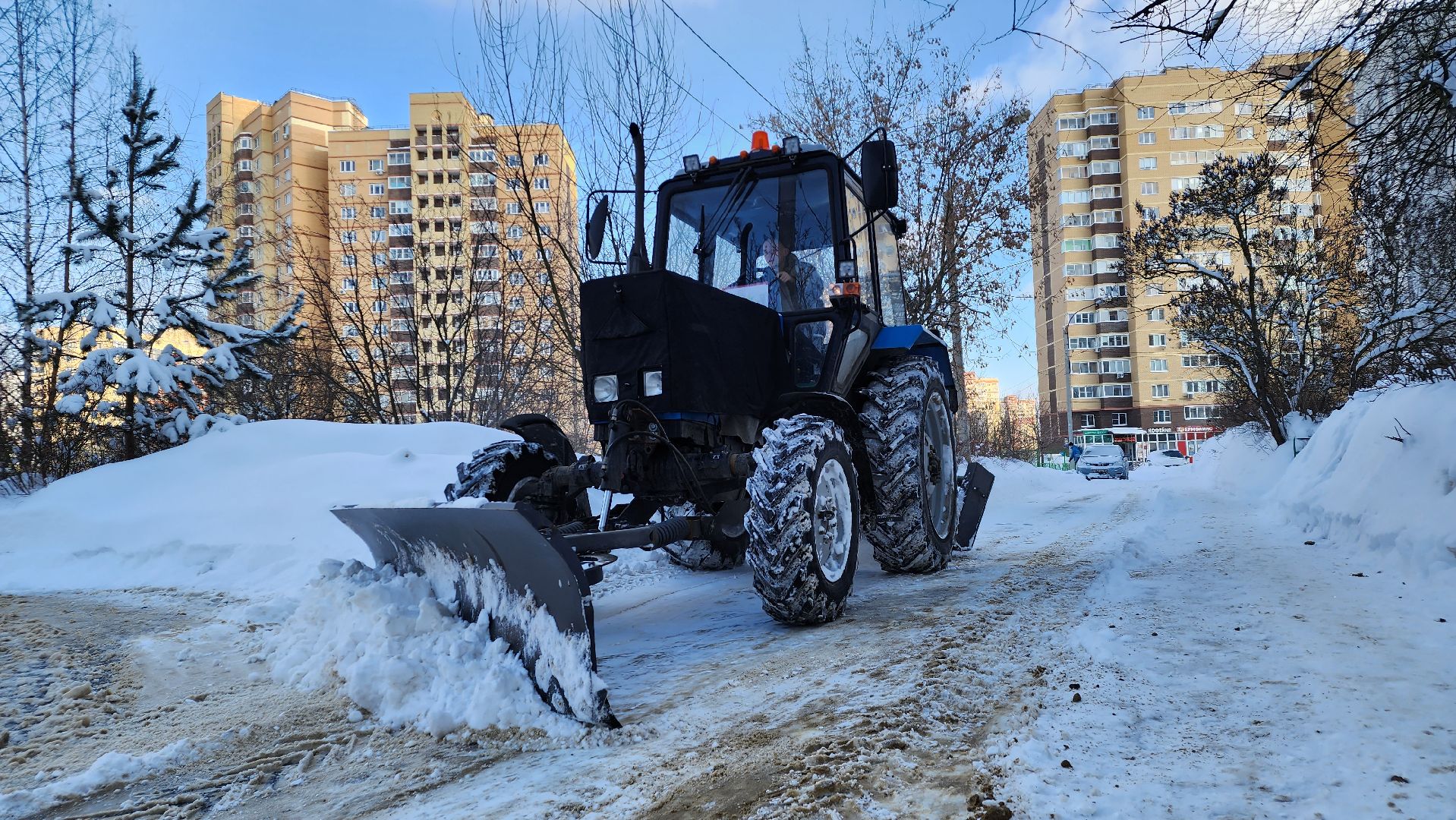 снегопад, жкх, Лосино-Петрвоский,