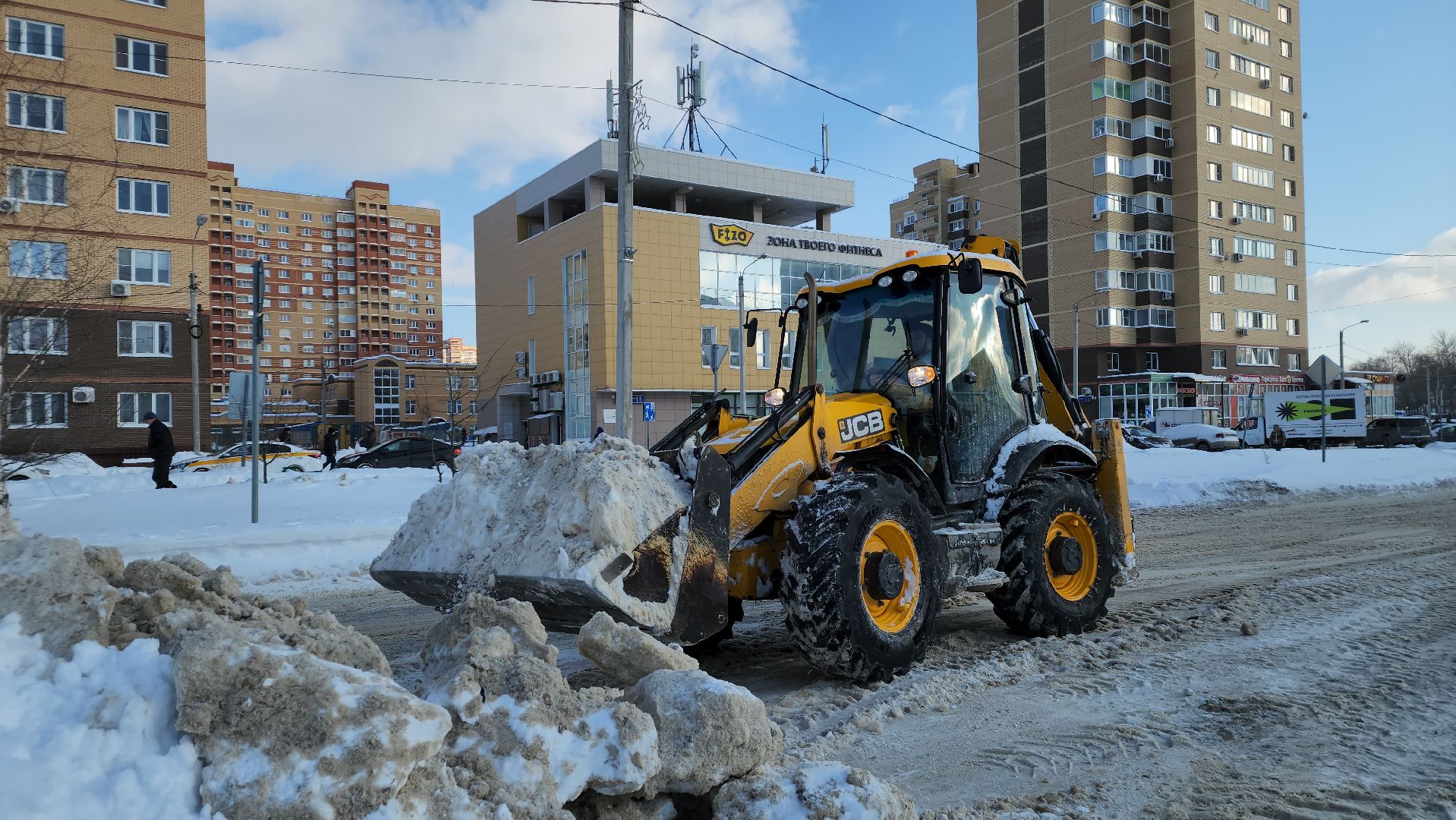 снегопад, жкх, Лосино-Петрвоский,
